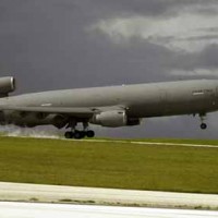 Military plane lands at AFB Barksdale