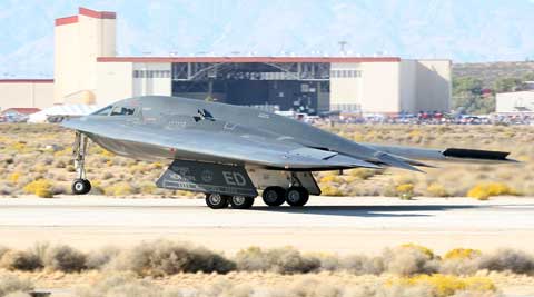 Most Expensive Plane B2 Taking Off Edwards AFB