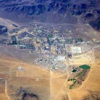 Fort Irwin Military from sky