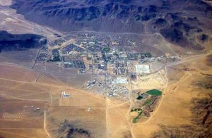 Fort Irwin Military from sky