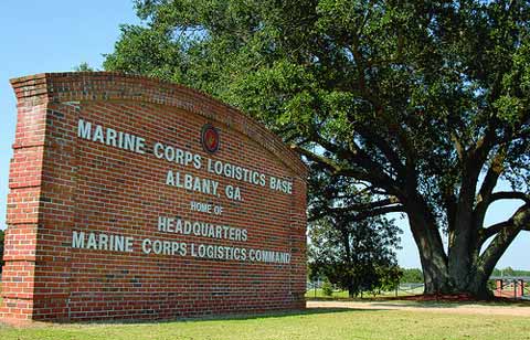 Marine Corps Logistics Base Albany Front Sign 