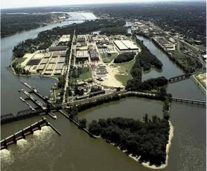 Rock Island Arsenal Areal View
