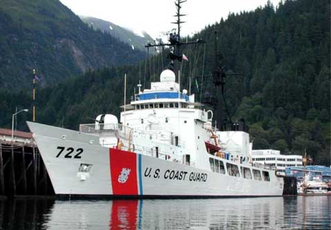 US Coast Guard Boat Juneau Alaska