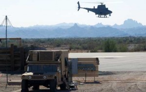Yuma Proving Ground Helicopter landing