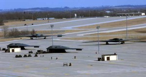 Some sick bombers B2 at Whiteman Air Force Base
