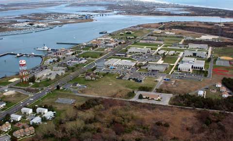 Areal View of Training Center Cape May Areal View