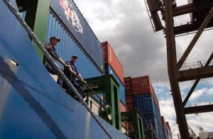 Container Inspection Training and Assistance Team at work