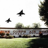 Main sign of MCAS Cherry Point