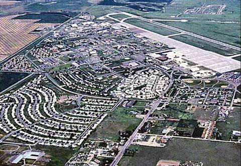 Areal View of Malmstrom Air Force Base
