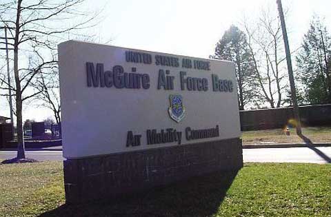 McGuire AFB Sign