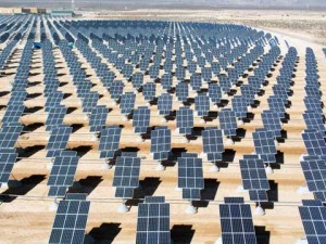 Solar panels at Nellis AFB