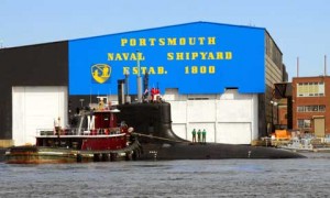 Sign of Portsmouth Naval Shipyard