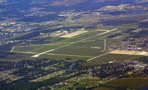 Areal view of Selfridge Air National Guard Base