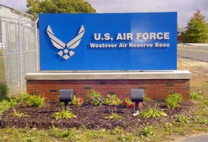 Front Sign of Westover Air Reserve Base