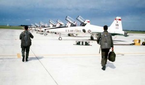 T-38 planes at Vance Air Force Base
