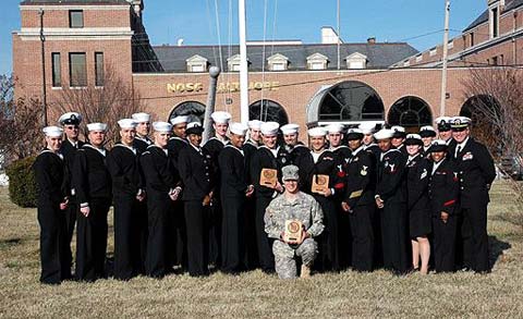 Soldiers graduation at Naval Support Activity Annapolis