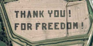 Thank you for freedom at Offutt Air Force Base