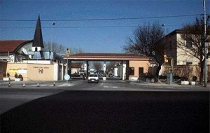 Entrance gate at Caserma Ederle