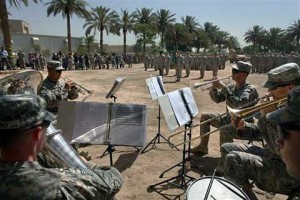 Concert at Forward Operating Base Abu Ghraib