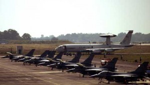 Military planes at Misawa Air Base
