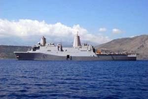 Ship at Naval Support Activity Souda Bay