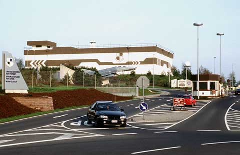 Main gate of Spangdahlem Air Base