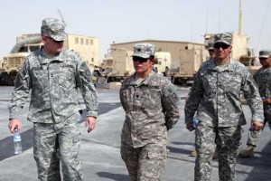 Soldiers at Al Udeid Air Base