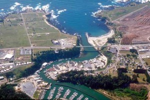 Areal view of Fort Bragg