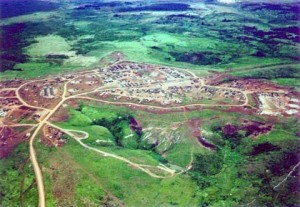 Areal view of Camp Carroll