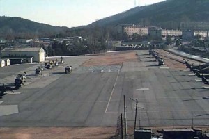 Helicopters at Camp Stanley