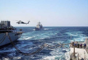 Some real life action at Commander, Logistics Group Western Pacific