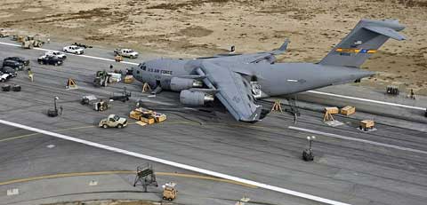 Transport plane at Riyadh Air Base