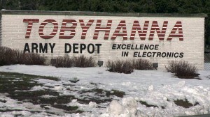 Tobyhanna army depot sign